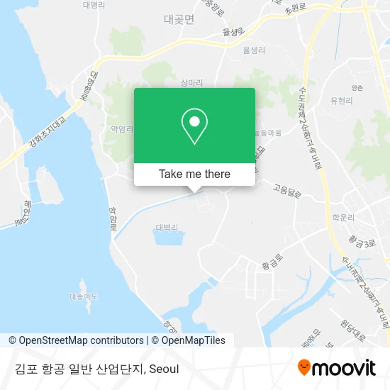 김포 항공 일반 산업단지 map