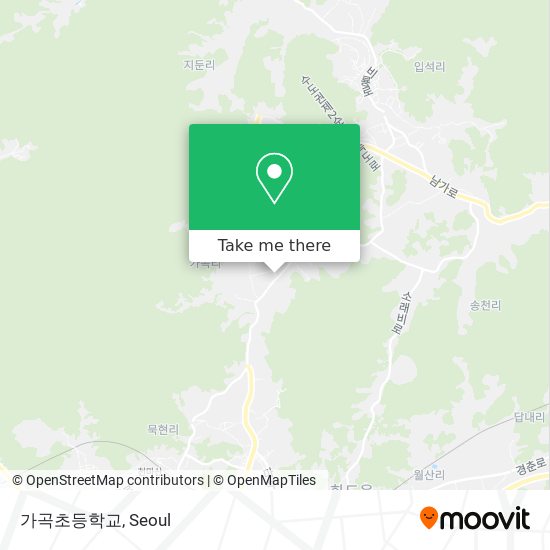 가곡초등학교 map