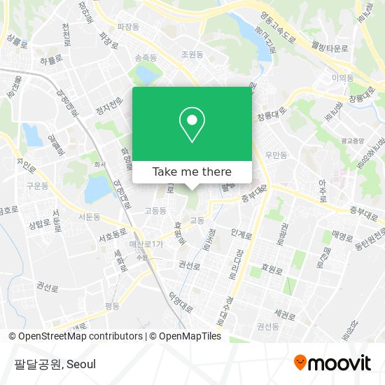 팔달공원 map