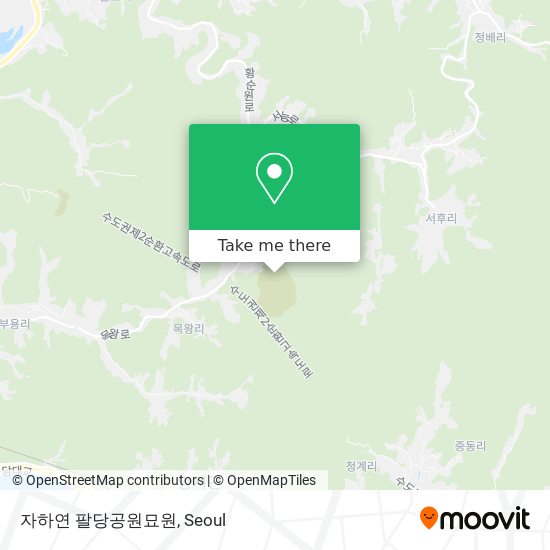 자하연 팔당공원묘원 map