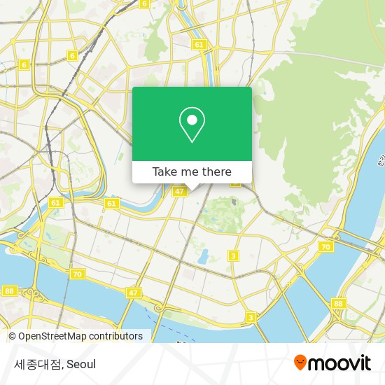 세종대점 map