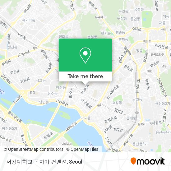 서강대학교 곤자가 컨벤션 map