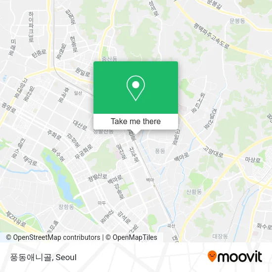 풍동애니골 map