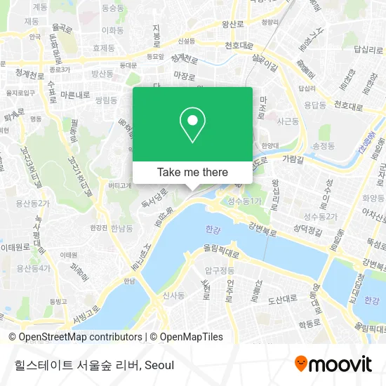 힐스테이트 서울숲 리버 map