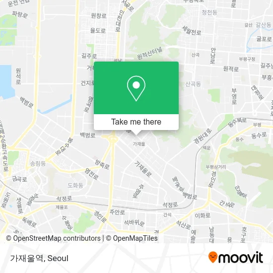 가재울역 map