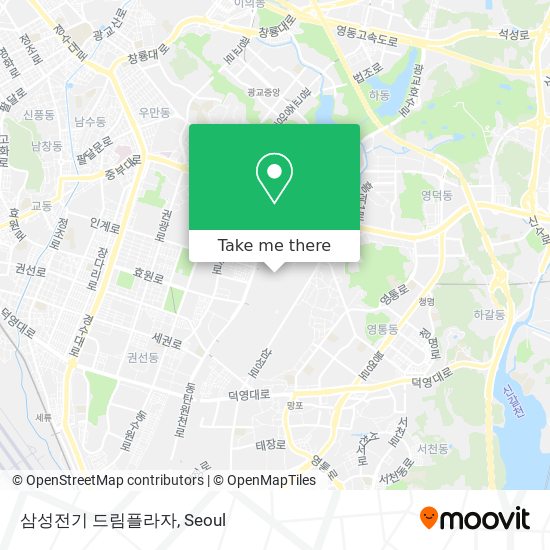 삼성전기 드림플라자 map