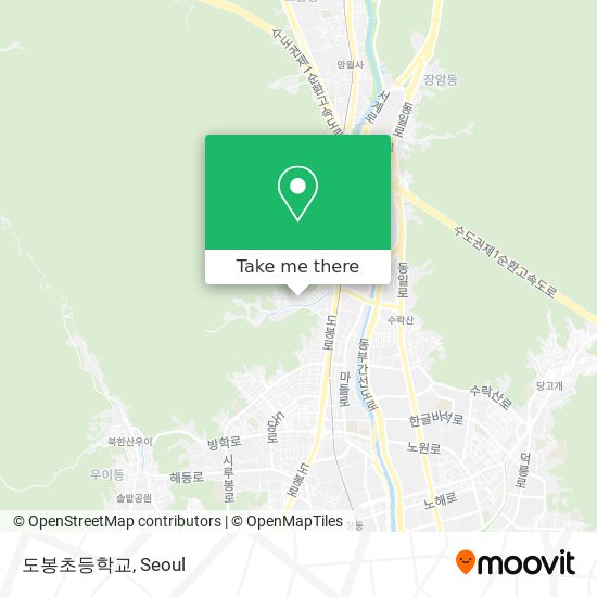 도봉초등학교 map