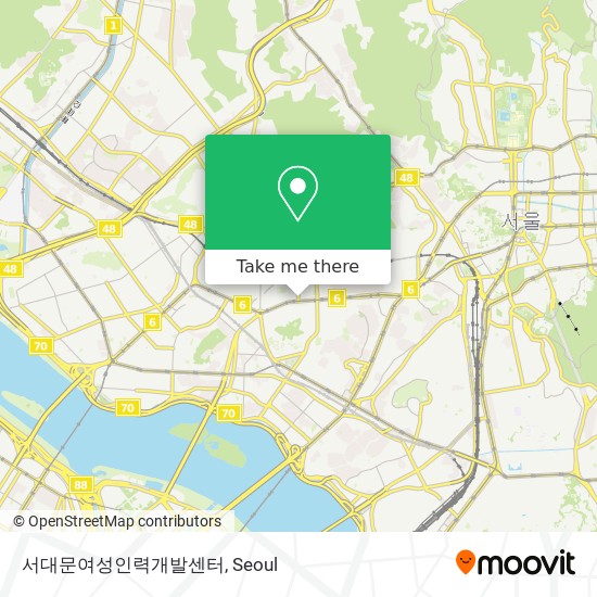 서대문여성인력개발센터 map