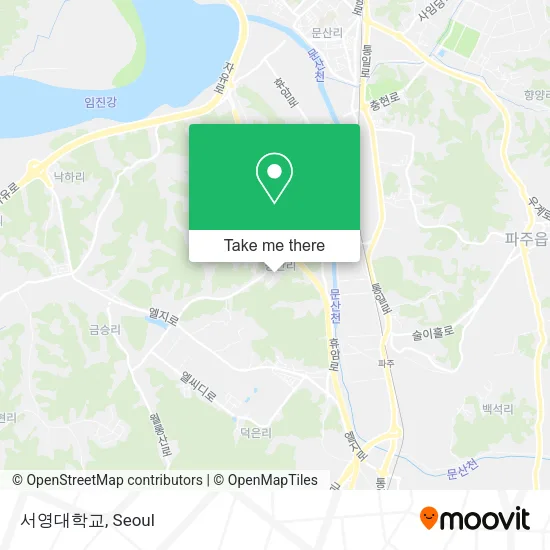 서영대학교 map