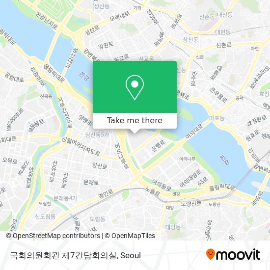 국회의원회관 제7간담회의실 map