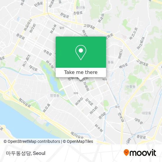 마두동성당 map