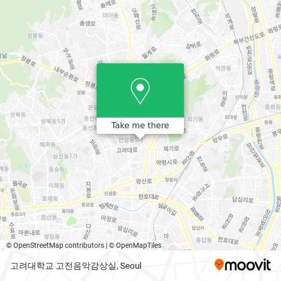 고려대학교 고전음악감상실 map