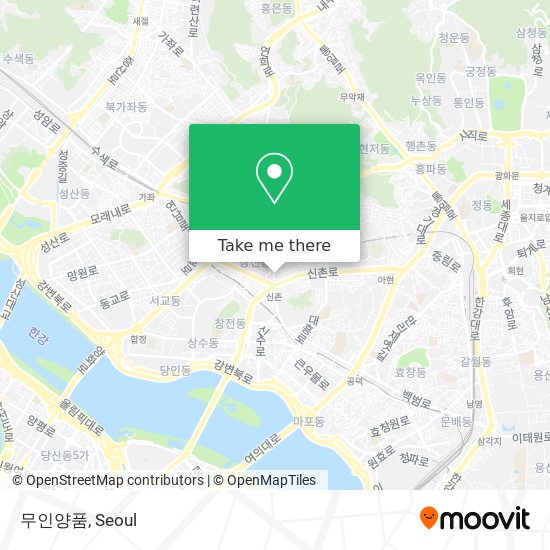 무인양품 map