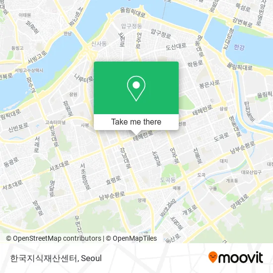 한국지식재산센터 map