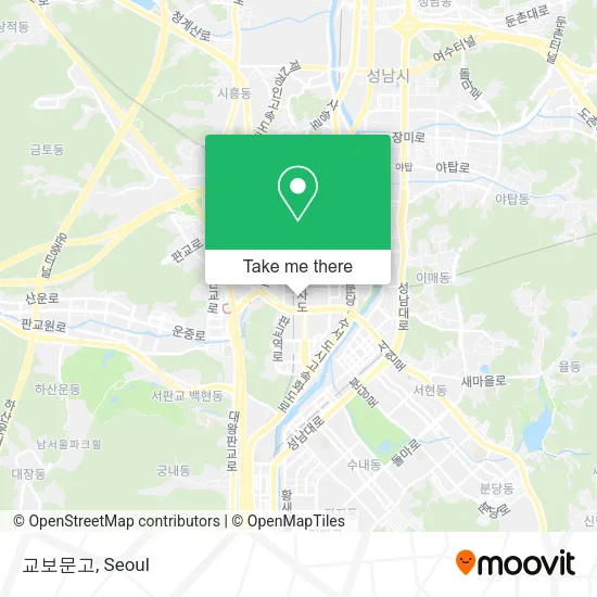 교보문고 map