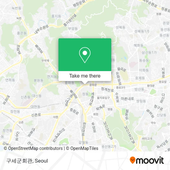 구세군회관 map