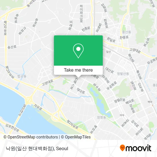 낙원(일산 현대백화점) map