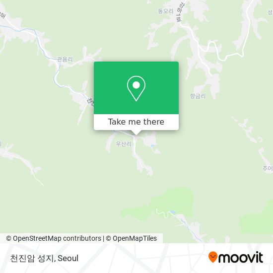 천진암 성지 map