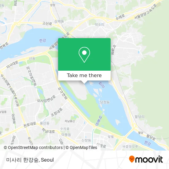 미사리 한강숲 map