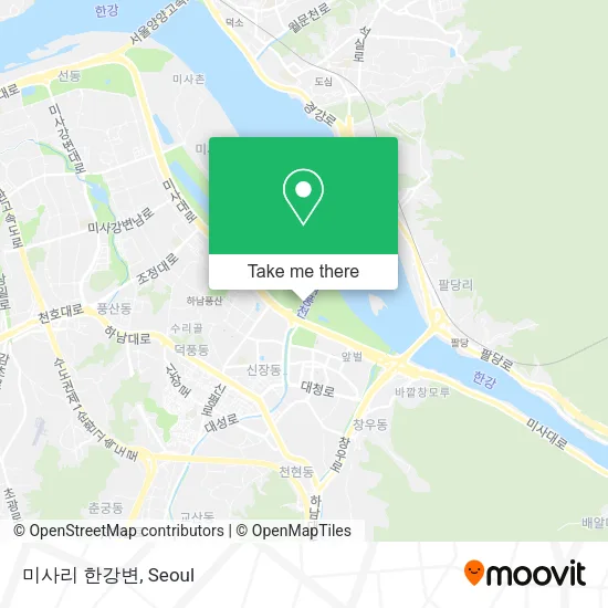 미사리 한강변 map