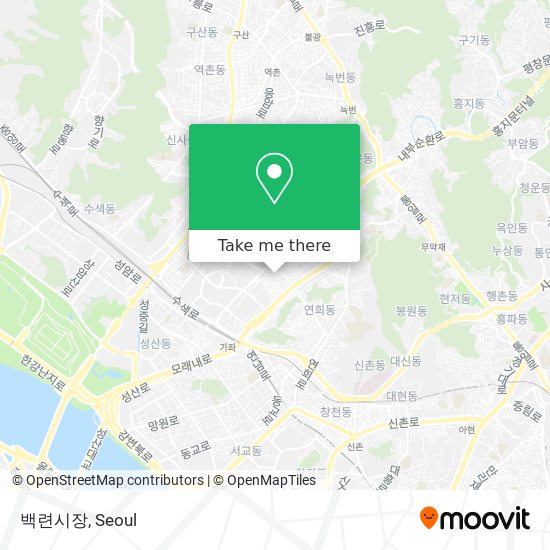 백련시장 map