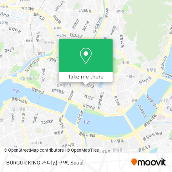 BURGUR KING 건대입구역 map