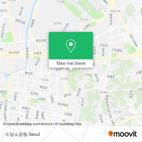 도당소공원 map