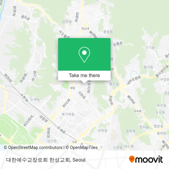 대한예수교장로회 한성교회 map