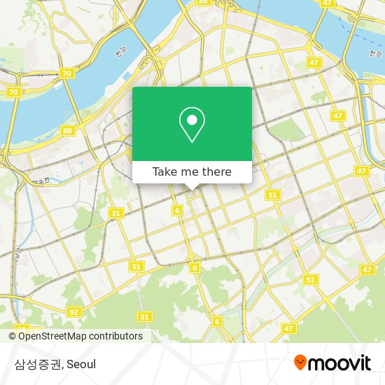 삼성증권 map