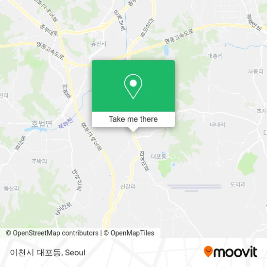 이천시 대포동 map