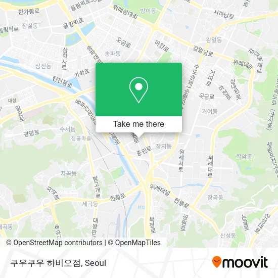 쿠우쿠우 하비오점 map