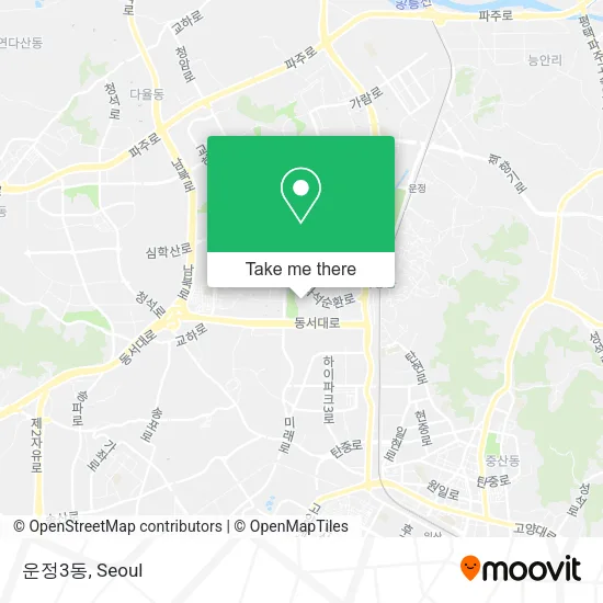 운정3동 map