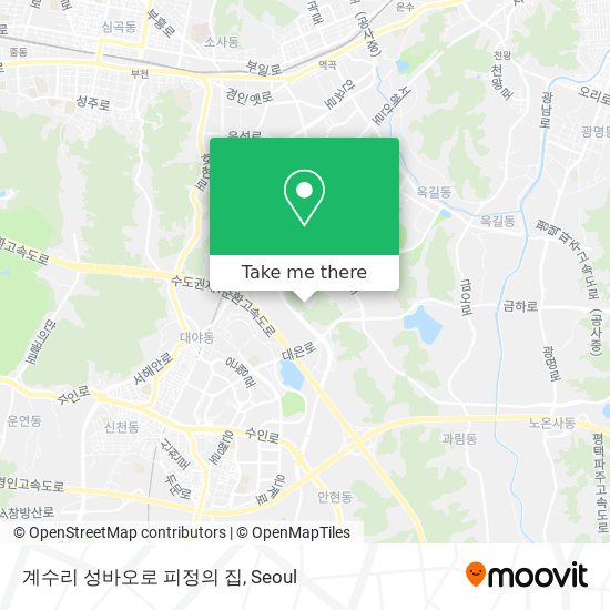 계수리 성바오로 피정의 집 map