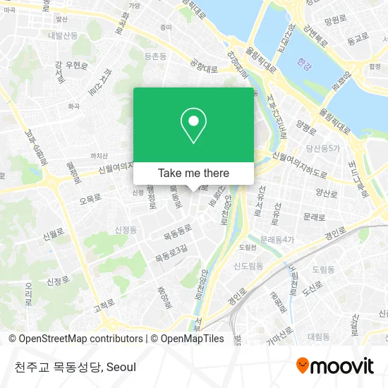 천주교 목동성당 map