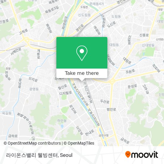 라이온스밸리 웰빙센터 map