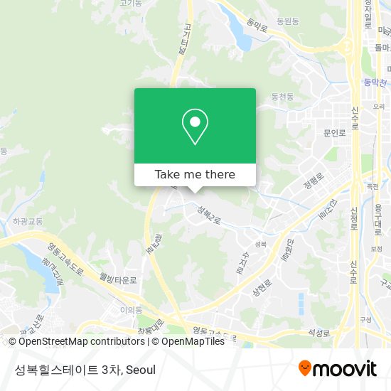 성복힐스테이트 3차 map