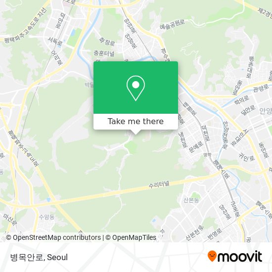 병목안로 map