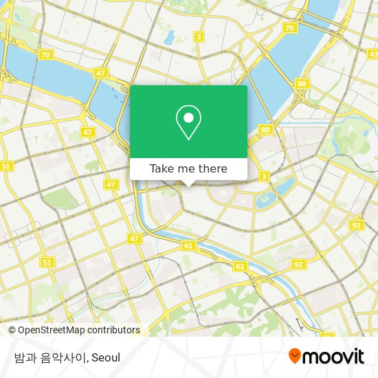 밤과 음악사이 map