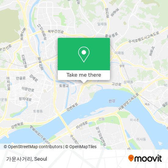 가운사거리 map