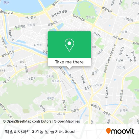 훼밀리아파트 301동 앞 놀이터 map