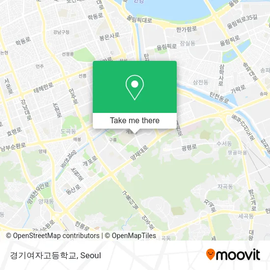 경기여자고등학교 map