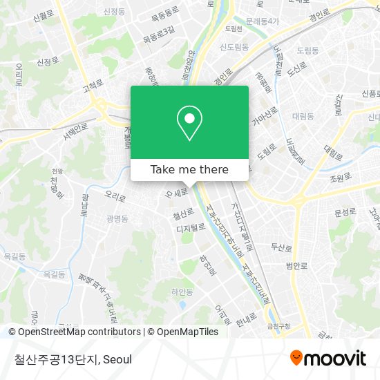 철산주공13단지 map