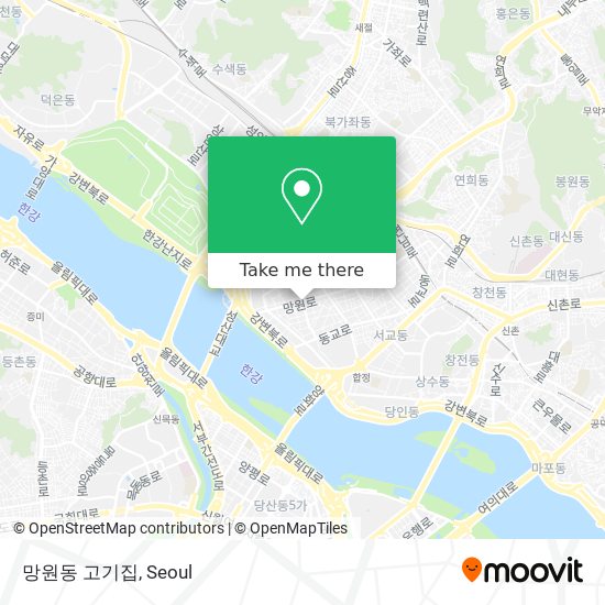 망원동 고기집 map