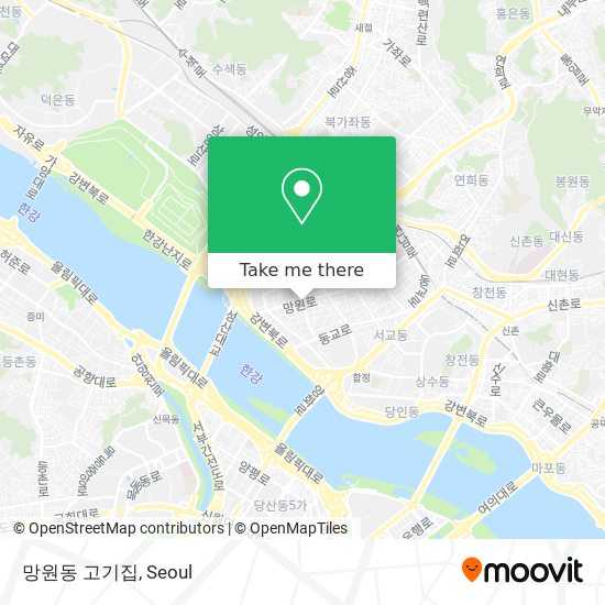 망원동 고기집 map