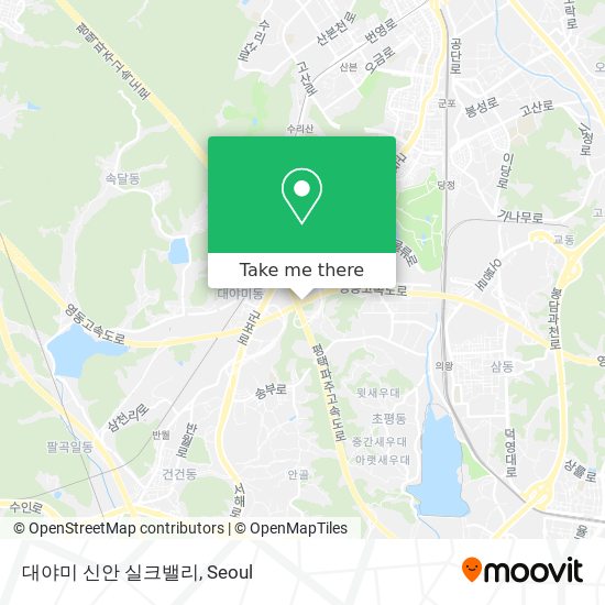 대야미 신안 실크밸리 map