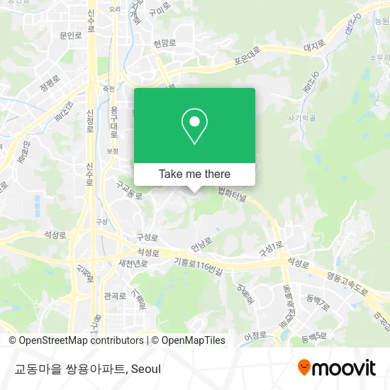 교동마을 쌍용아파트 map