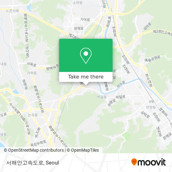 서해안고속도로 map