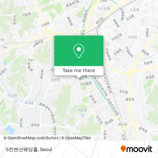 S컨벤션웨딩홀 map