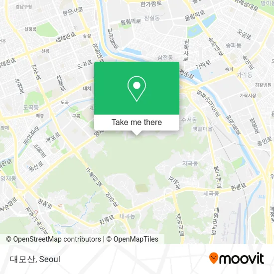 대모산 map