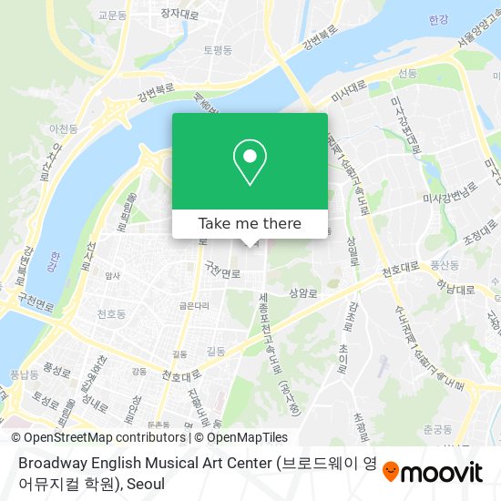 Broadway English Musical Art Center (브로드웨이 영어뮤지컬 학원) map